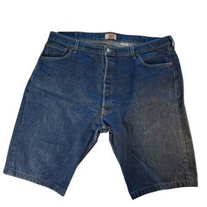 Levi's Men's 501 Jean Shorts Straight Button Fly 100% Cotton Sz 46 WPL-523 READ
